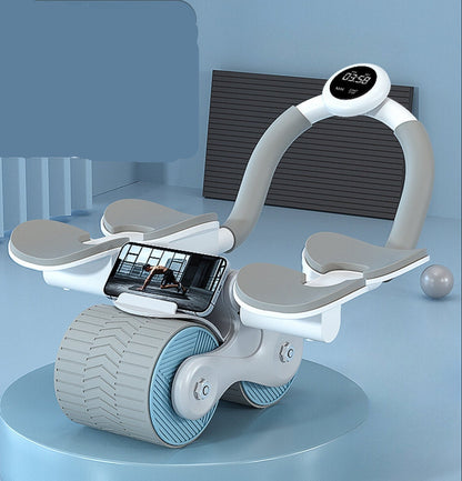 Abdominal trainer - CoreRoller Max-Gray with Timer-Nora Luxe