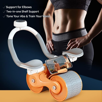Abdominal Trainer - CoreRoller Pro-Orange-Without Timer-Nora Luxe