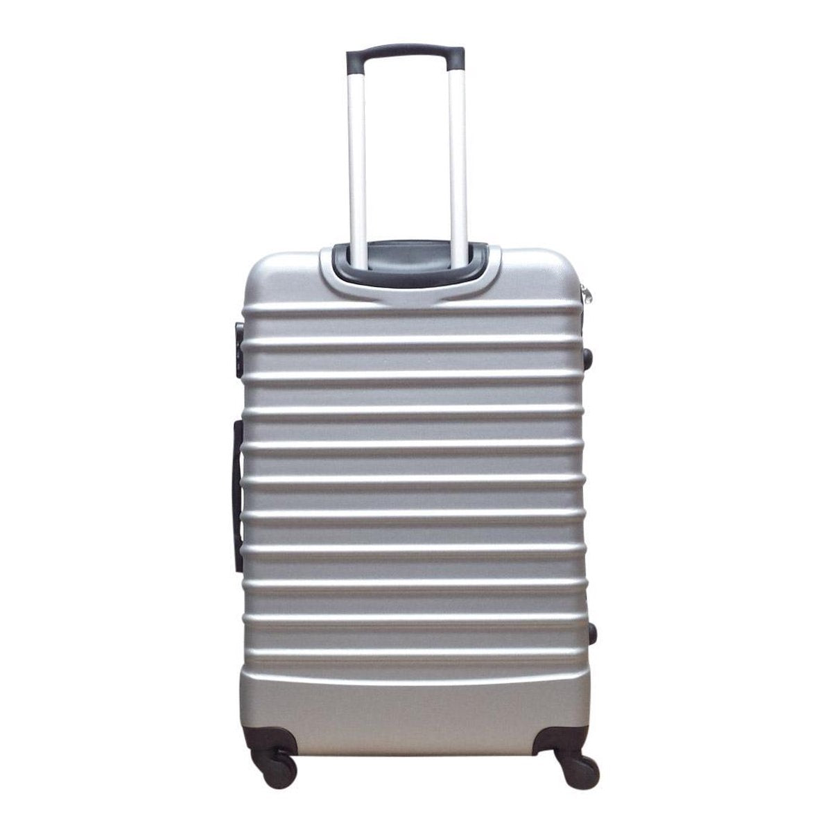 ABS hard shell suitcase – Siena-Silver-XS (26 L)-Nora Luxe