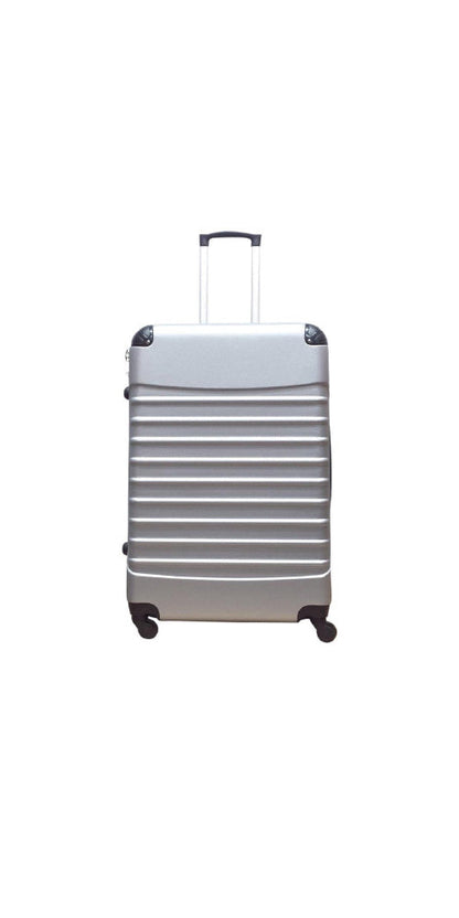 ABS hard shell suitcase – Siena-Silver-XS (26 L)-Nora Luxe