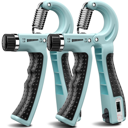 Adjustable Hand Grip Strengthener - 2 Pack (5-60KG/11.02–132.28 lbs)-Heavenly blue-Nora Luxe