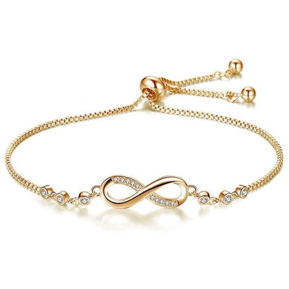Adjustable Infinity Bracelet - Amaya-Gold-Nora Luxe