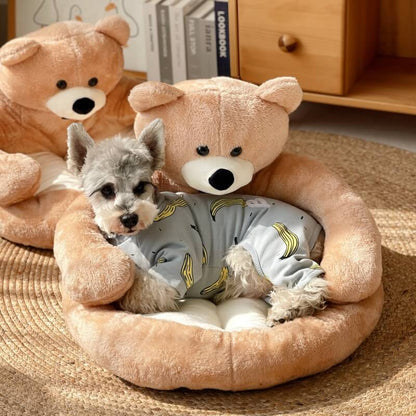 Adjustable Teddy Bear - SnuggleBear-Khaki-S-Nora Luxe
