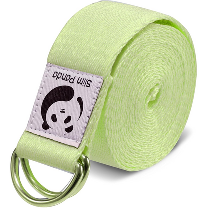 Adjustable Yoga Strap for Stretching-Light green-70.87 in-Nora Luxe