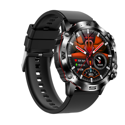 Advanced Health and Sports Smartwatch - VitalTrack-Black-Nora Luxe