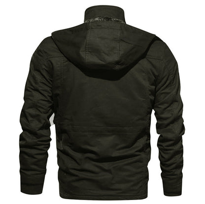 Adventure Cotton Jacket - TrekGuard-Dark Green-S-Nora Luxe