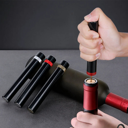 Air Pressure Wine Opener - CorkEase-Gold-Nora Luxe