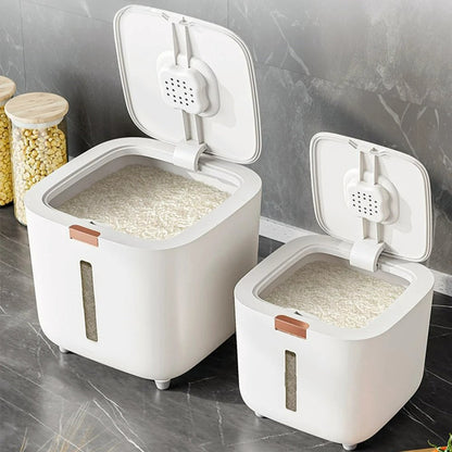 Air-tight Grain Dispenser with Lid (5–10 kg) - GranoBox-5 kg-The Livary