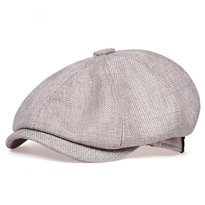 Airy retro men's cap for spring and summer – Alfie-Gray-The Livary