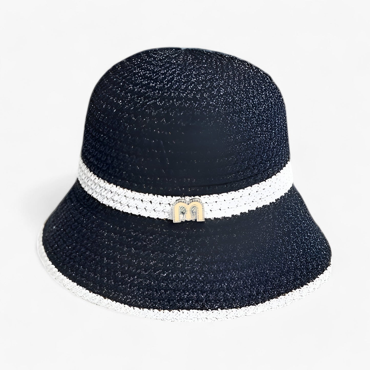 Airy women's summer hat with a wide brim – BreezeShade Isla-Black-The Livary