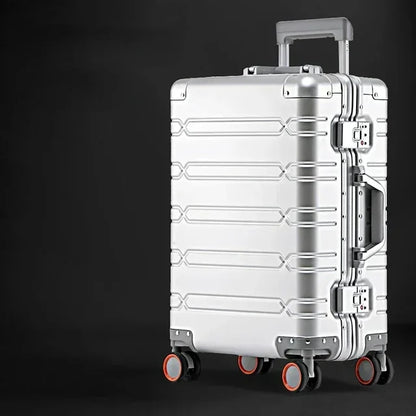 Aluminum-Magnesium Case – Vienna Voyager-Silver-S (37 L)-Nora Luxe