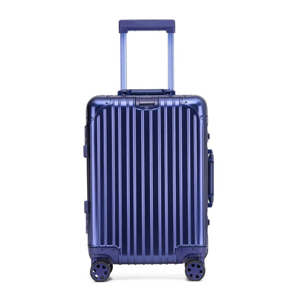 Aluminum-Magnesium hard shell case – Tirana-Blue-S (52 L)-Nora Luxe