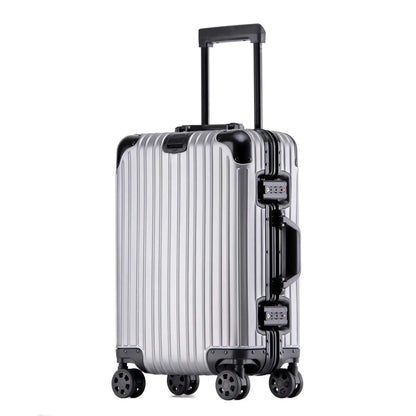 Aluminum-Magnesium hard shell case – Tirana-Gray Black-S (52 L)-Nora Luxe