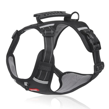 Anti-Trek Dog Harness - FlexiFit-Black-XS (5.51 - 11.02 lbs)-Nora Luxe