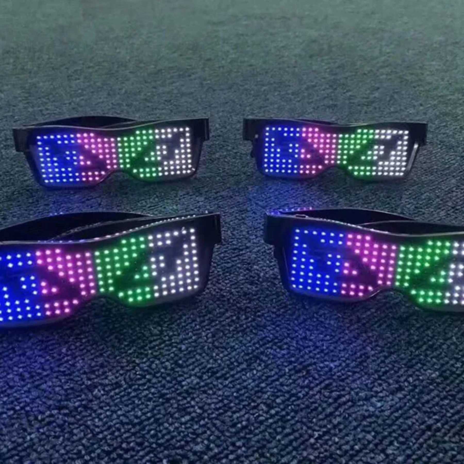 App-Programmable LED Party Glasses - GlowBeat-The Livary