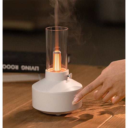Aromatherapy Diffuser with Night Light - GlowMist-Black-Nora Luxe