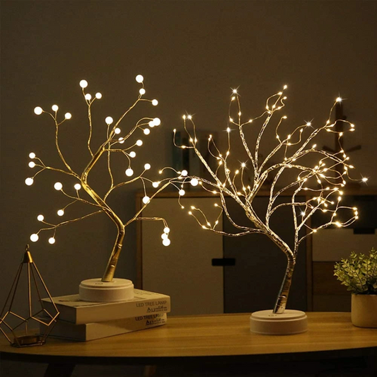 Atmospheric Illuminated Tree - LumaTree-Drops-Nora Luxe
