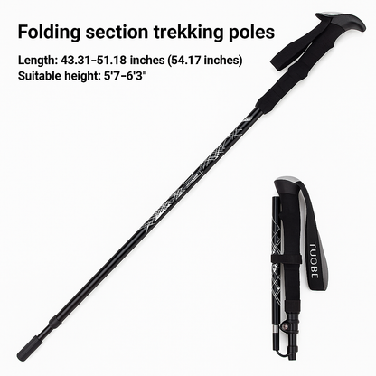 Automatic Folding Walking Stick - Iris-15.94 inches-Nora Luxe