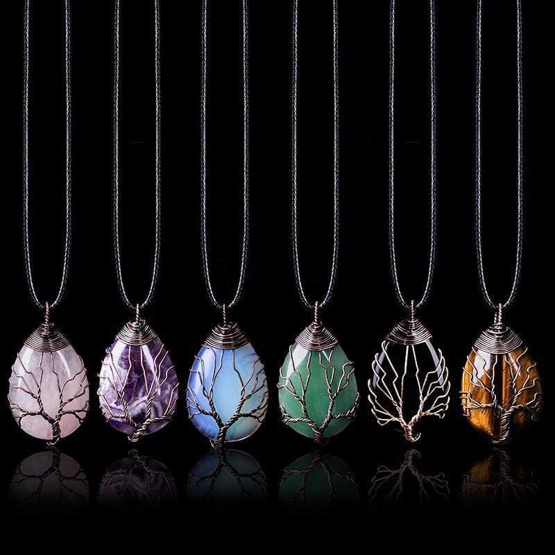 Aventurine Drop Necklace - Velarien-Nora Luxe