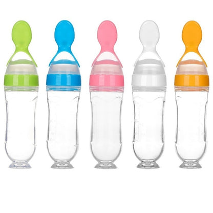 Baby Feeding Spoon Bottle - FeedEase-Green-Nora Luxe