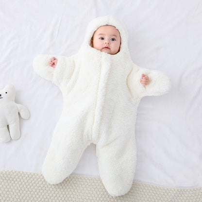 Baby Starfish Sleeping Bag - StarrySnug-White-0-2 Months-Nora Luxe