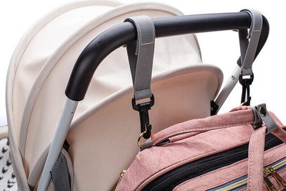 Portable Baby Bed and Nappy Bag – Multi-Function Travel Backpack