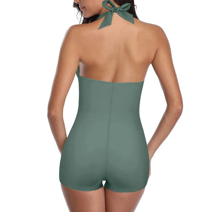 Backless Women’s Swimsuit with Elegant Fit – Celeste-Red-S-Nora Luxe