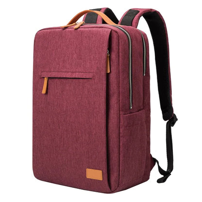 Backpack with Laptop Compartment and USB Charging Port - Nova-Red-Nora Luxe