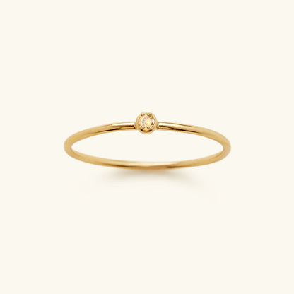 Birthstone Ring - Celestia-1.93 in-November - Daffodil-Nora Luxe