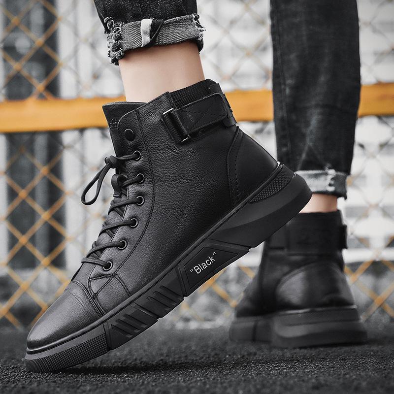 Black Handmade Leather Boots - NoirCraft-7-The Livary