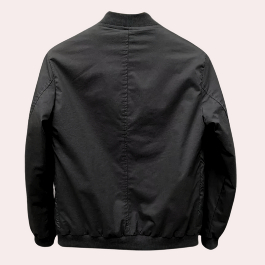 Black Modern Coat for Men - Elliot-S-Nora Luxe