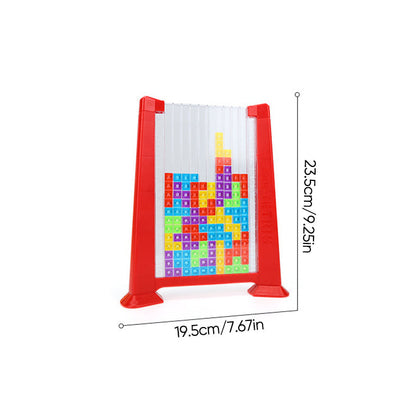 Block Puzzle - BrainBlocks-Red-Nora Luxe