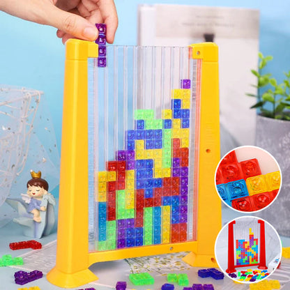 Block Puzzle - BrainBlocks-Red-Nora Luxe
