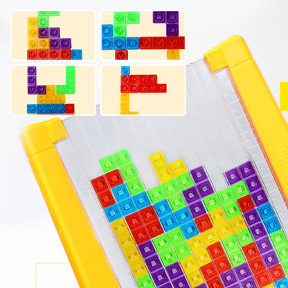 Block Puzzle - BrainBlocks-Red-Nora Luxe