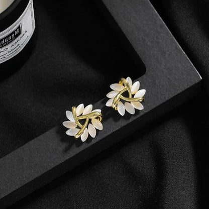 Blossom Stud Earrings - Sakura-Nora Luxe