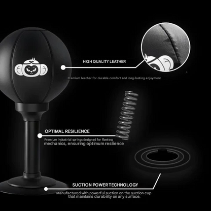Boxing Ball with Powerful Suction Cup - PowerStrike-Monkey-Nora Luxe