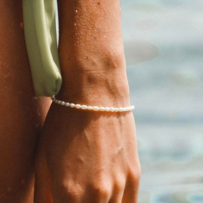 Bracelet with Freshwater Pearls - Marina-Nora Luxe