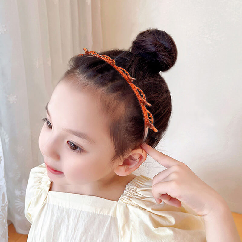 Braided Hairband with Grip – Bibi-Black-Nora Luxe