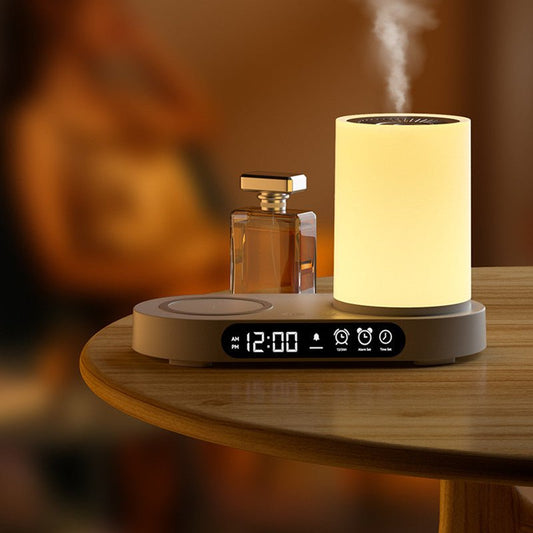 Bureau Aroma Diffuser - AromaGlow-Wood-Nora Luxe