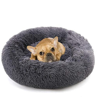 Calming Dog Bed - Snoozy-Anthracite-S (Ø 50 cm)-The Livary