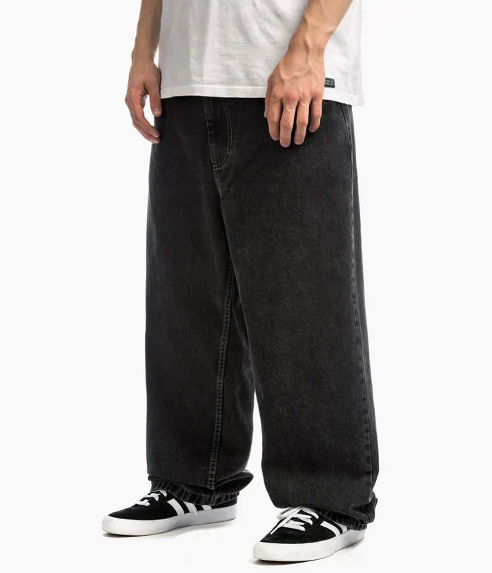 Casual Baggy Jeans - BigMax-Black-S-Nora Luxe