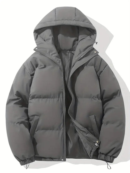 Casual Hoodie Jacket with Zip – Orion-Dark grey-M-State of Style