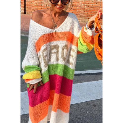 Casual Ibiza Sweater - Aurora-White-S-Nora Luxe