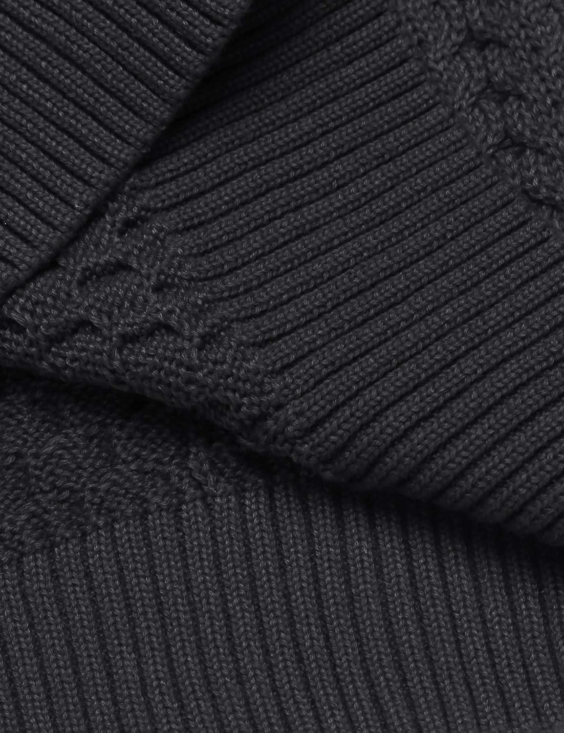 Casual Knit Men's Turtleneck - Sander-Black-S-Nora Luxe
