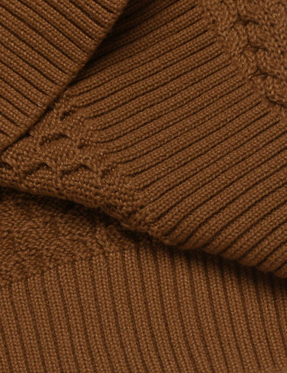 Casual Knit Men's Turtleneck - Sander-Black-S-Nora Luxe