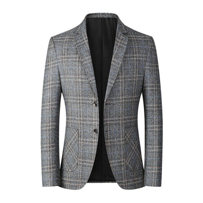 Casual Men's Blazer - Alvaro-Gray-XS-Nora Luxe