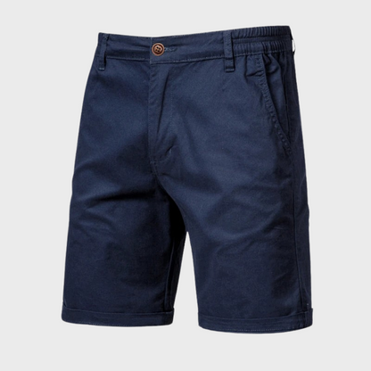 Casual men's cotton shorts – Luca-Dark blue-XS-Nora Luxe