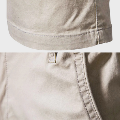 Casual men's cotton shorts – Luca-Green-XS-Nora Luxe