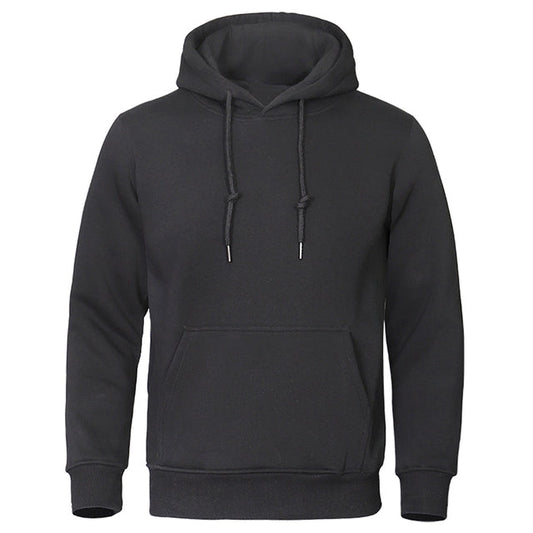 Casual Men's Hoodie - ChillCore-Black-M-Nora Luxe