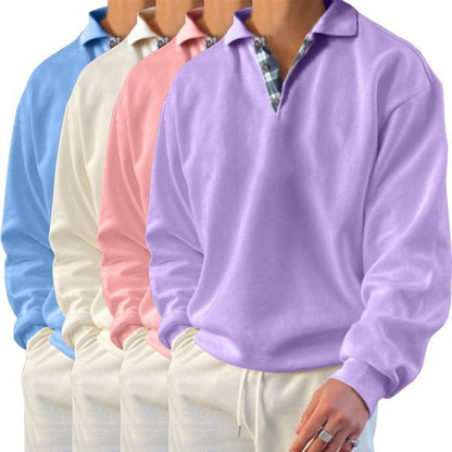 Casual Men's Sweater - Victor-White-S-Nora Luxe